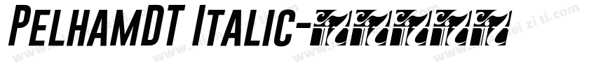 PelhamDT Italic字体转换